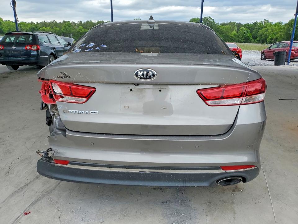 2018 Kia Optima VIN 5XXGT4L36JG229625 COPART salvage auction — REAR END, Ga - Cert Of Title-Salvage, sold $425 on 2026-07-30 (photo 6)