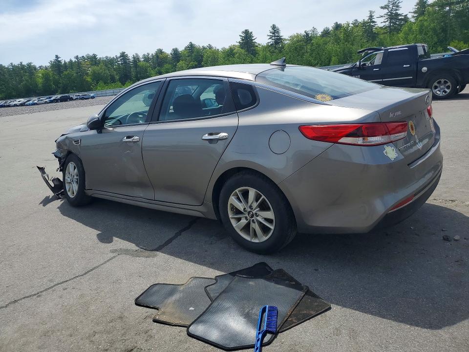 2017 Kia Optima VIN 5XXGT4L37HG156596 COPART salvage auction — FRONT END, Me - Cert Of Title-Salvage Collisio, sold $400 on 2026-07-17 (photo 2)
