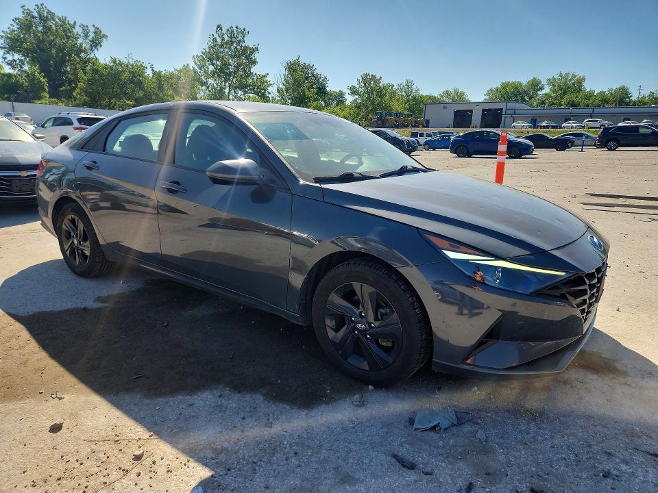 2023 Hyundai Elantra VIN KMHLM4AJ5PU089028 COPART salvage auction — HAIL, Mo - Certificate Of Title, sold $9,900 on 2026-07-14 (photo 4)
