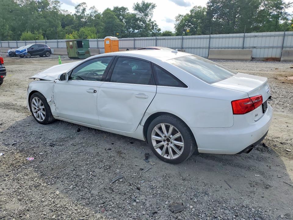 2013 Audi A6 VIN WAUGFAFC3DN068559 COPART salvage auction — FRONT END, Sc - Cert Of Title-Salvage, sold $650 on 2026-07-20 (photo 2)