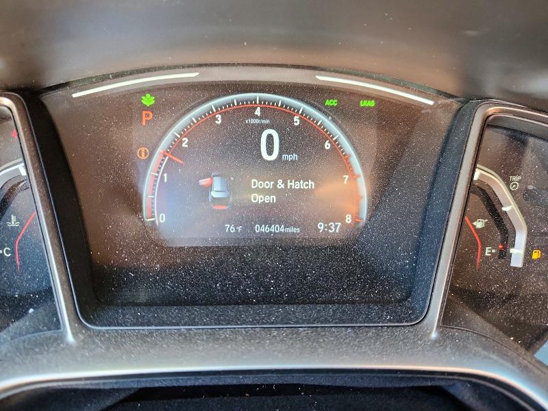 2021 Honda VIN SHHFK7H91MU411512 COPART salvage auction — HAIL, Mo - Salvage Certificate Of Title, sold $8,900 on 2026-07-27 (photo 9)