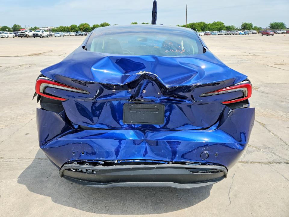 2025 Tesla Model 3 VIN 5YJ3E1EAXSF961148 COPART salvage auction — FRONT END, GA - CERT OF TITLE-SALVAGE, sold $6,500 on 2026-07-27 (photo 6)