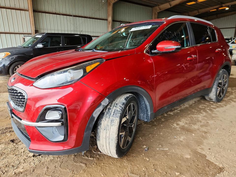 2020 Kia Sportage VIN KNDPN3AC4L7733691 COPART salvage auction — FRONT END, Tx - Salvage Vehicle Title, sold $3,700 on 2026-07-20 (photo 1)