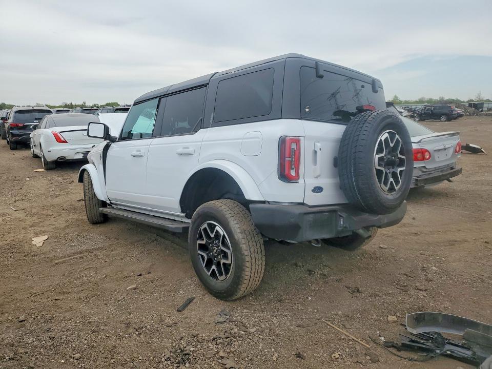 2024 Ford Bronco VIN 1FMDE8BH7RLB21071 COPART salvage auction — FRONT END, Wv - Salvage Certificate, sold $7,700 on 2026-07-09 (photo 2)