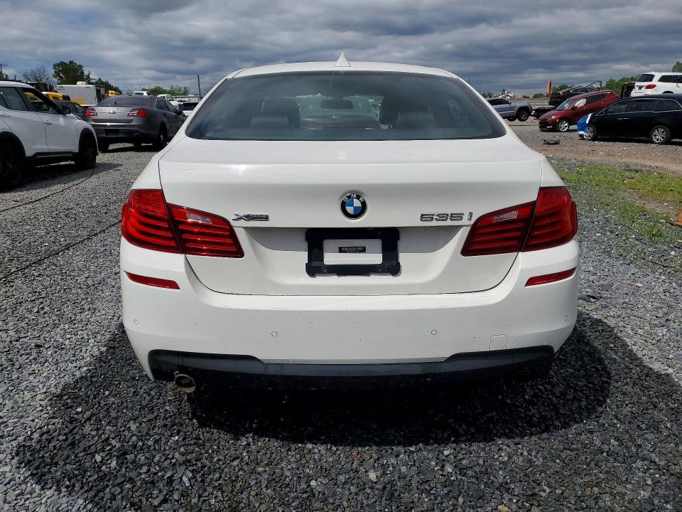 2015 BMW 5er VIN WBA5B3C55FD546929 COPART salvage auction — FRONT END, Nj - Cert Of Title-Salvage, sold $375 on 2026-07-31 (photo 6)