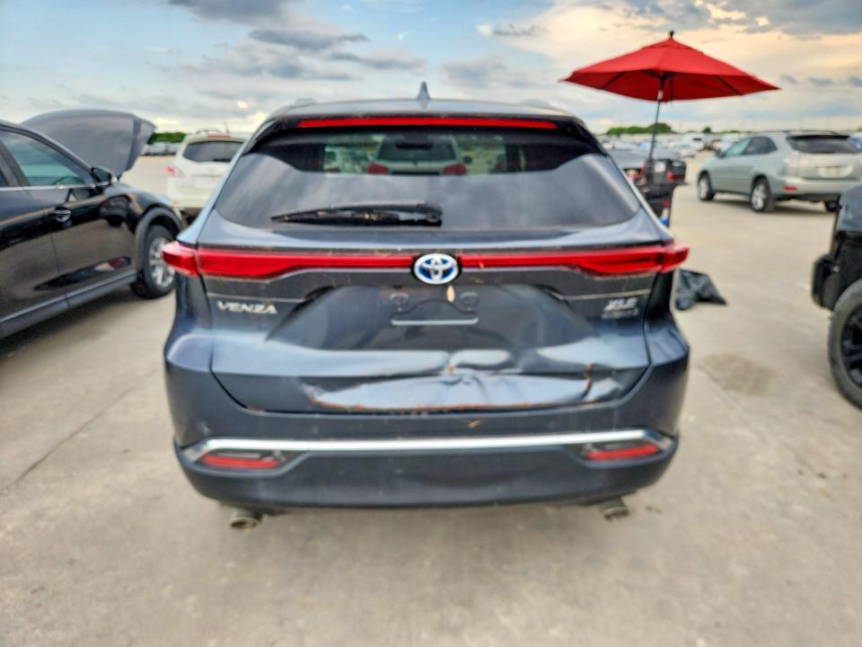 2021 Toyota Venza VIN JTEAAAAH8MJ025574 COPART salvage auction — FRONT END, Tx - Salvage Vehicle Title, sold $8,300 on 2026-07-06 (photo 6)