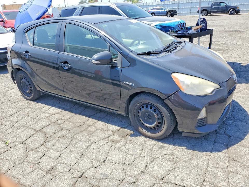 2012 Toyota VIN JTDKDTB34C1525132 COPART salvage auction — REAR END, Ca - Salvage Certificate, sold $525 on 2026-07-09 (photo 4)
