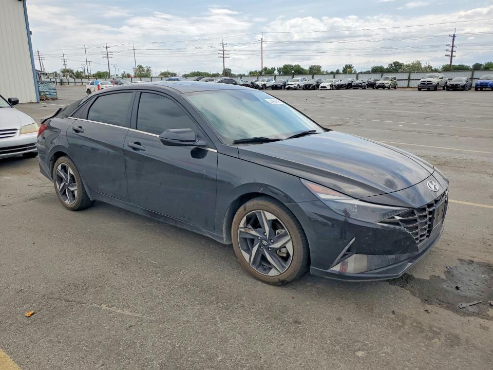 2021 Hyundai Elantra VIN 5NPLN4AG0MH041061 COPART salvage auction — REAR END, Id - Salvage Certificate Of Title, sold $3,800 on 2026-07-23 (photo 4)