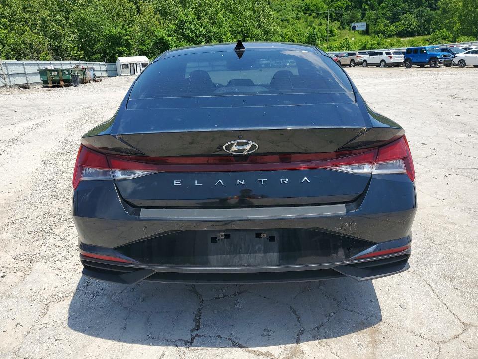 2023 Hyundai Elantra VIN KMHLS4AG3PU459970 COPART salvage auction — FRONT END, Wv - Salvage Certificate, sold $5,900 on 2026-07-16 (photo 6)