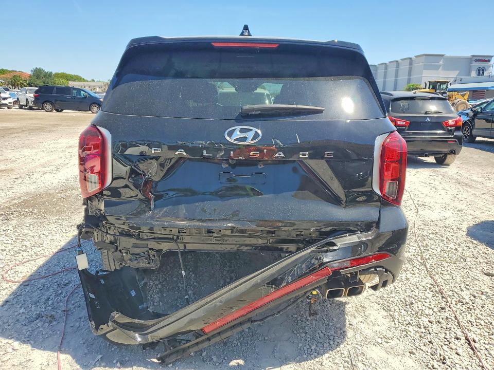 2025 Hyundai Palisade VIN KM8R44GE7SU937276 COPART salvage auction — FRONT END, Id - Salvage Certificate Of Title, sold $9,500 on 2026-07-13 (photo 6)