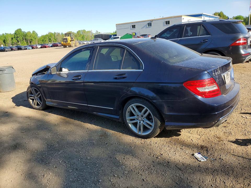 2014 Mercedes-benz C-klasse VIN WDDGF8AB3EA965860 COPART salvage auction — FRONT END, On - Permit Salvage, sold $1,800 on 2026-07-14 (photo 2)