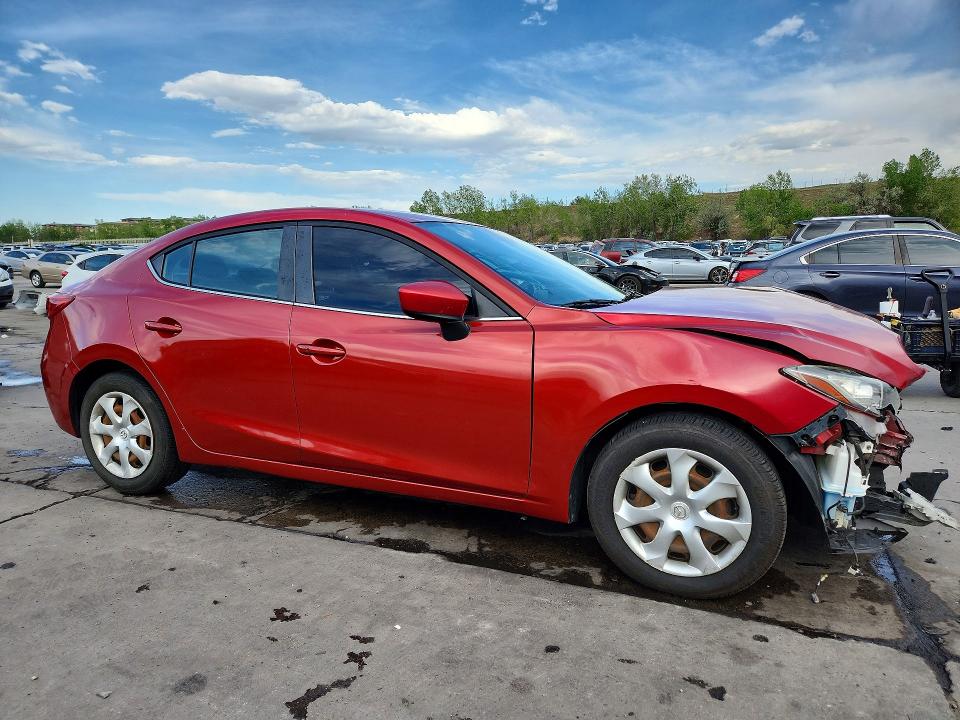 2015 Mazda VIN 3MZBM1U7XFM169844 COPART salvage auction — FRONT END, Ms - Cert Of Title - Hail Salvage, sold $375 on 2026-07-22 (photo 4)