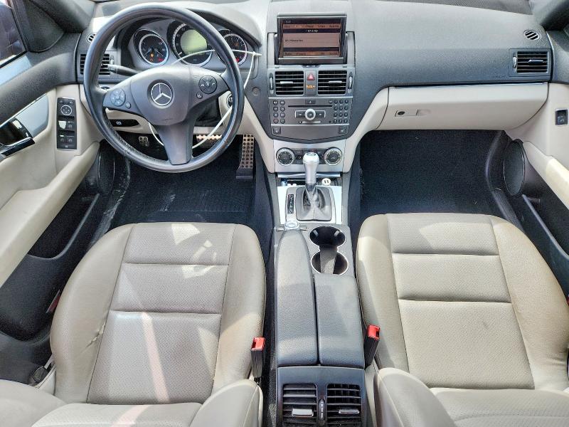 2011 Mercedes-benz C class VIN WDDGF5EBXBR174151 COPART salvage auction — SIDE, CA - SALVAGE CERTIFICATE, sold $1,000 on 2026-08-18 (photo 8)