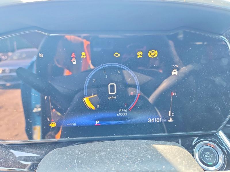 2025 Chevrolet VIN KL77LJEP7SC070899 COPART salvage auction — FRONT END, Ct - Cert Of Title-Salvage, sold $475 on 2026-07-30 (photo 9)