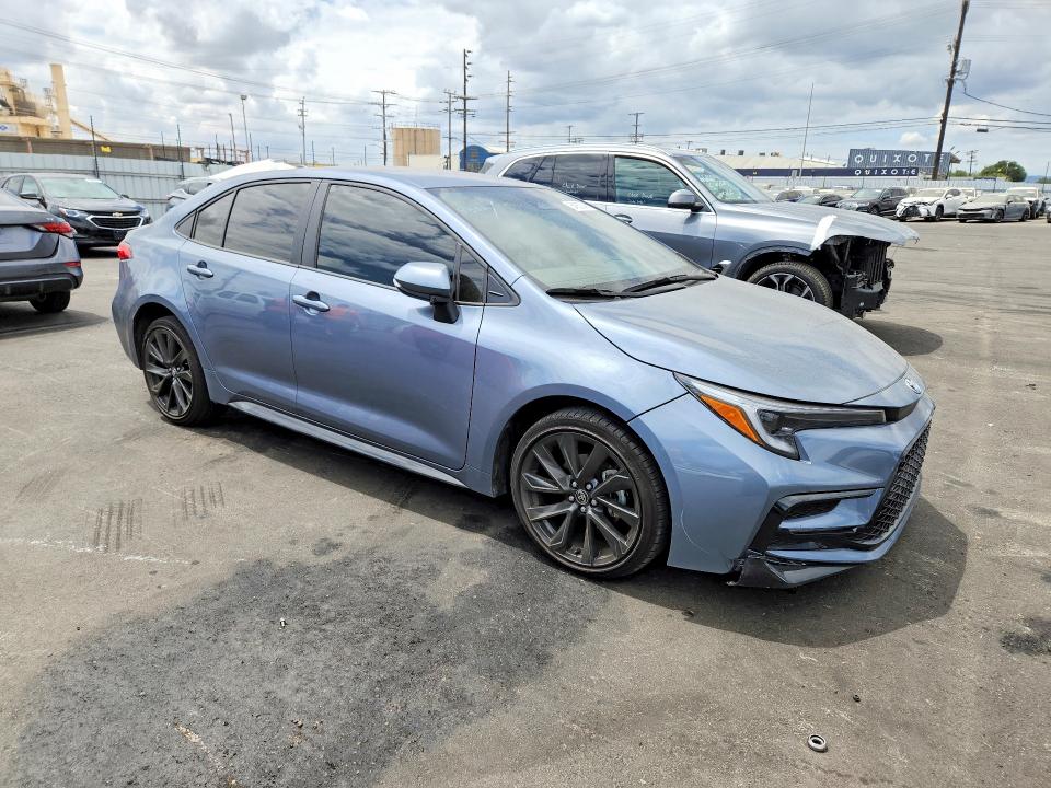 2024 Toyota Corolla VIN JTDBCMFE1R3035149 COPART salvage auction — SIDE, Ca - Salvage Certificate, sold $7,800 on 2026-07-29 (photo 4)