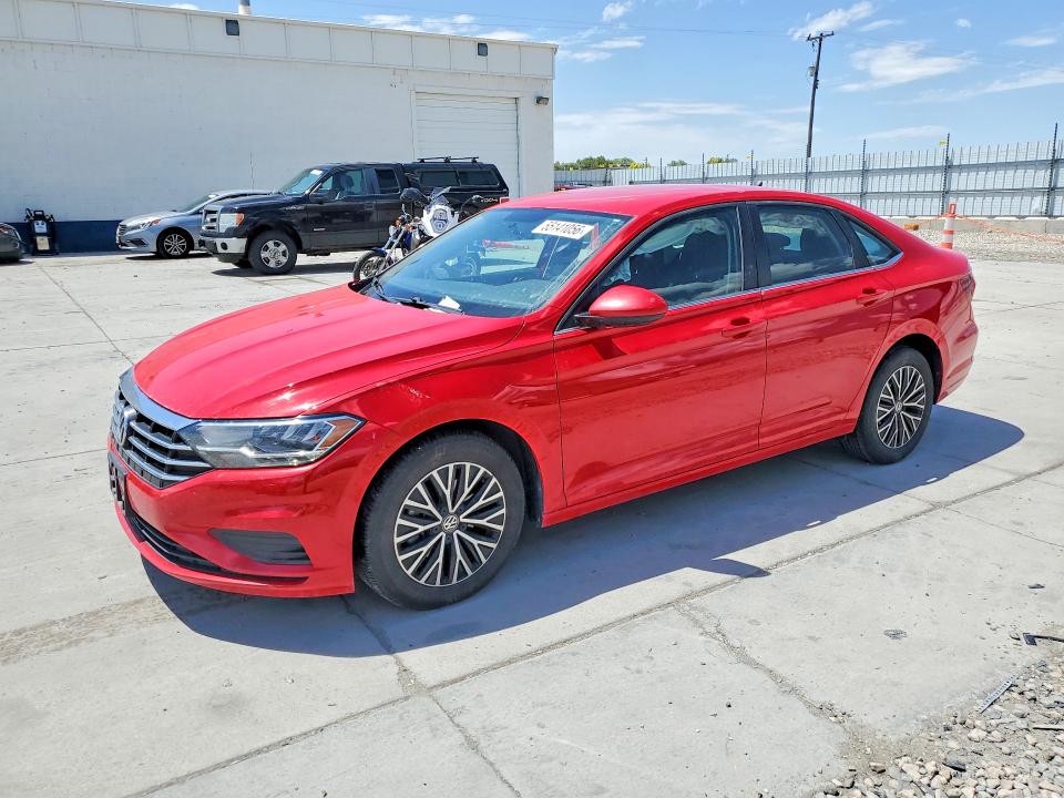 2021 Volkswagen Jetta VIN 3VWC57BU5MM017514 COPART salvage auction — FRONT END, Ut - Salvage Certificate, sold $3,300 on 2026-08-03 (photo 1)