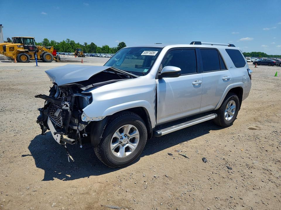 2022 Toyota 4runner VIN JTEEU5JR8N5270202 COPART salvage auction — FRONT END, Nc - Salvage Certificate Of Title, sold $9,600 on 2026-07-20 (photo 1)