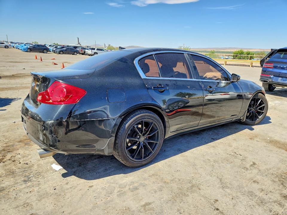 2013 Infiniti G VIN JN1CV6AR8DM761617 COPART salvage auction — FRONT END, Nm - Cert Of Title-Salvage, sold $1,000 on 2026-08-03 (photo 3)