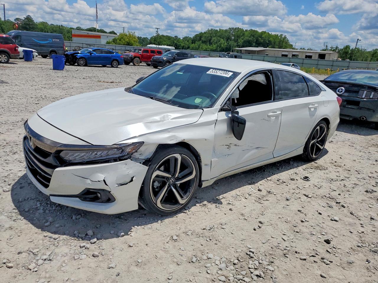 2022 Honda Accord VIN 1HGCV1F37NA101156 COPART salvage auction — Front End, AL - CERT OF TITLE-SALVAGE TITLE, sold $7,100 on 2026-06-25 (photo 1)