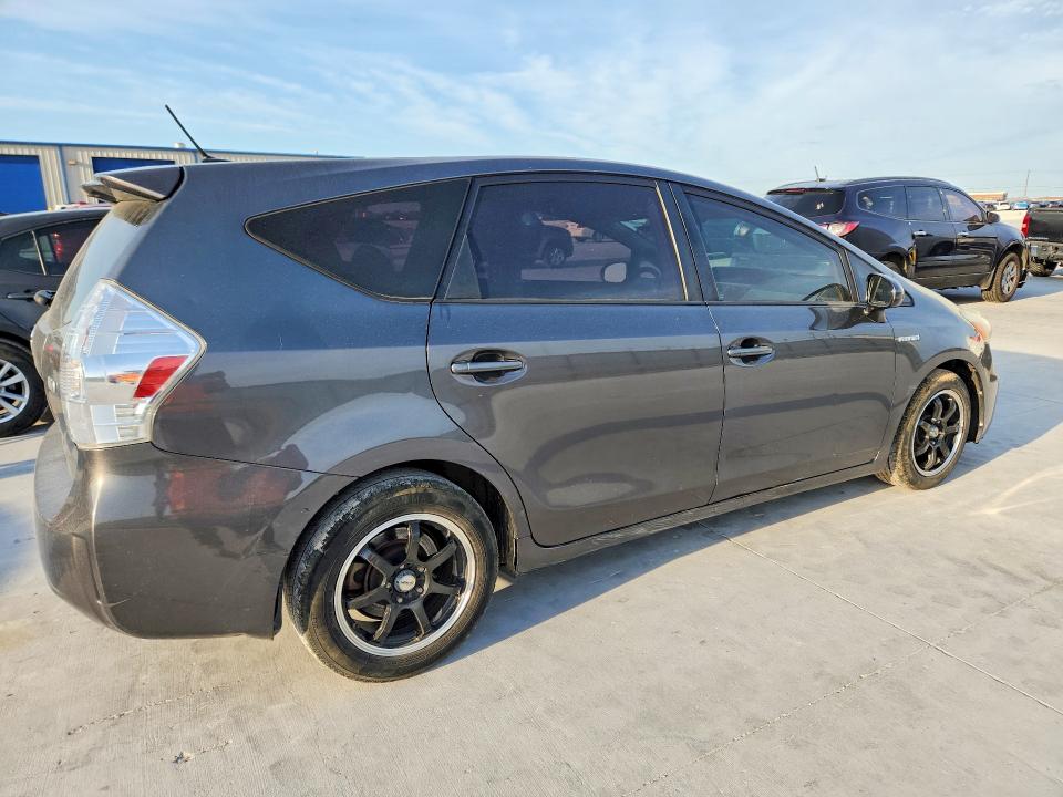 2012 Toyota Prius VIN JTDZN3EUXC3156507 COPART salvage auction — SIDE, Tx - Salvage Vehicle Title, sold $1,150 on 2026-07-07 (photo 3)