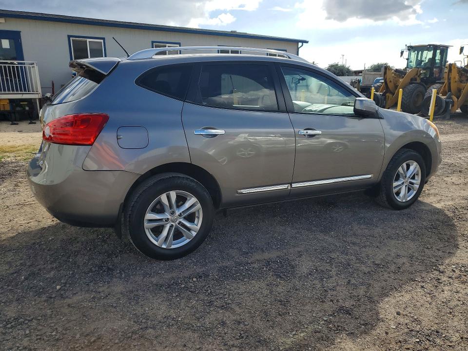 2012 Nissan Rogue VIN JN8AS5MT0CW301048 COPART salvage auction — REAR END, Hi - Certificate Of Title, sold $2,500 on 2026-07-06 (photo 3)