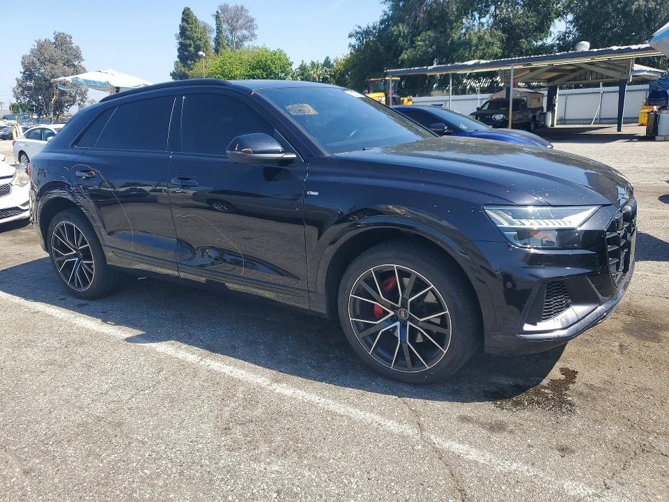 2021 Audi Q8 VIN WA1EVAF12MD015282 COPART salvage auction — SIDE, CA - SALVAGE CERTIFICATE, sold $26,250 on 2026-07-31 (photo 4)