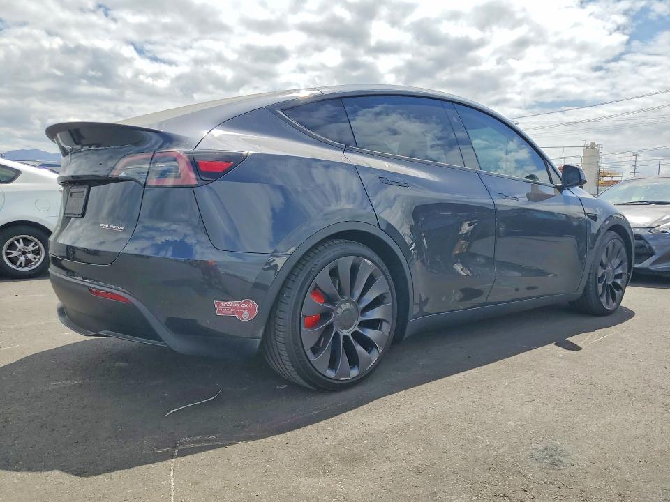 2024 Tesla Model y VIN 7SAYGDEF0RF059294 COPART salvage auction — FRONT END, Ca - Salvage Certificate, sold $12,000 on 2026-07-27 (photo 3)
