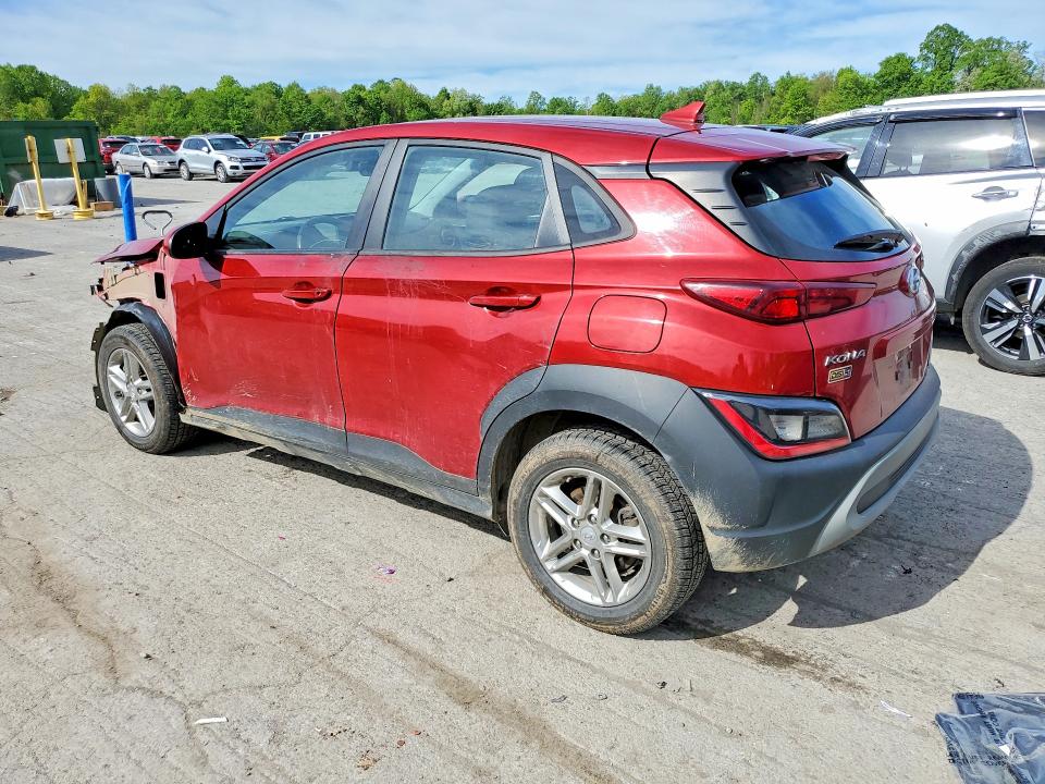 2022 Hyundai Kona VIN KM8K2CAB6NU759901 COPART salvage auction — FRONT END, Pa - Certificate Of Salvage, sold $1,000 on 2026-07-23 (photo 2)