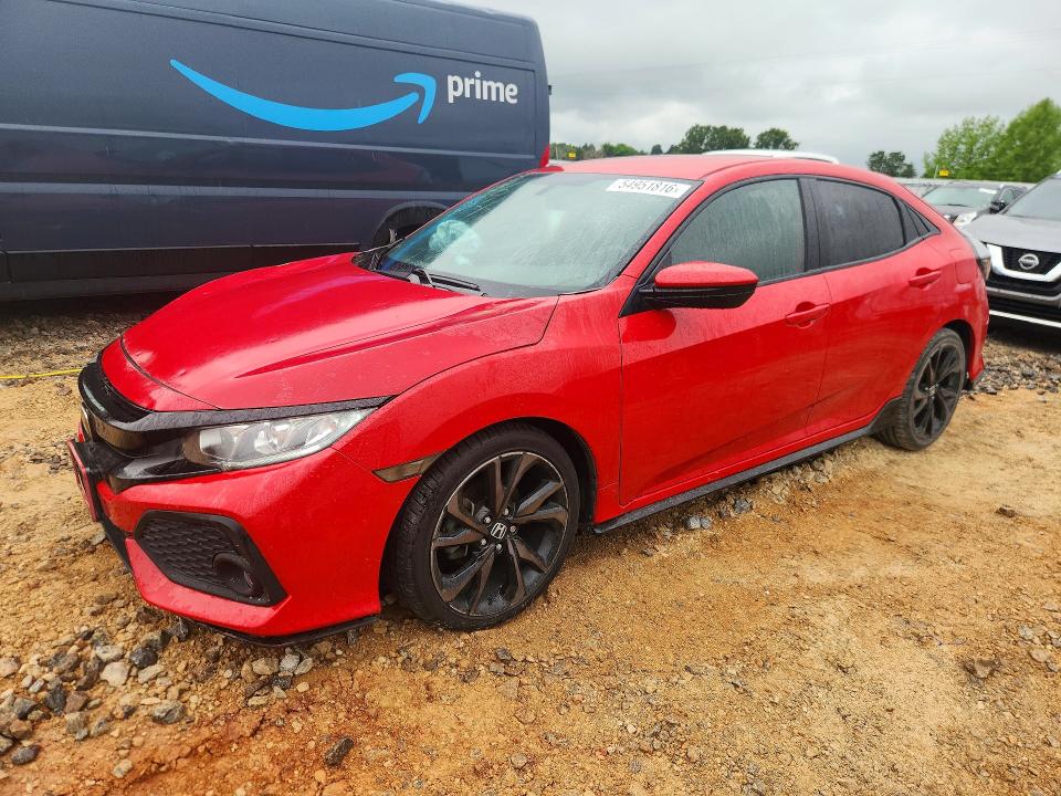 2017 Honda Civic VIN SHHFK7H41HU217184 COPART salvage auction — FRONT END, Wv - Cert Of Title-Reconstructed (P), sold $5,800 on 2026-07-03 (photo 1)