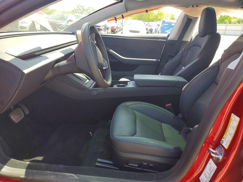 2025 Tesla Model 3 VIN 5YJ3E1EB6SF916376 COPART salvage auction — SIDE, Il - Salvage Certificate, sold $12,400 on 2026-07-29 (photo 7)