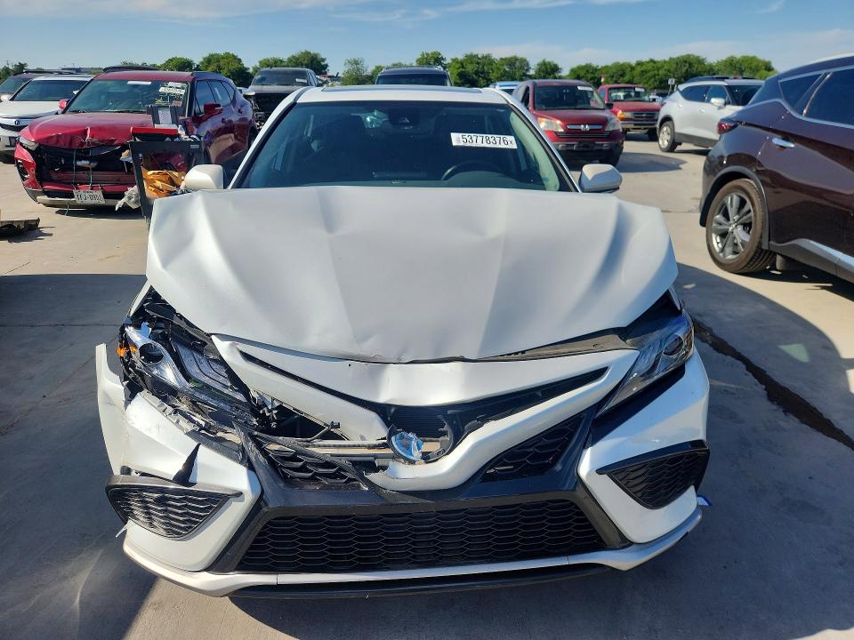 2022 Toyota VIN 4T1K31AK8NU595097 COPART salvage auction — FRONT END, Tx - Salvage Vehicle Title, sold $9,500 on 2026-07-09 (photo 5)