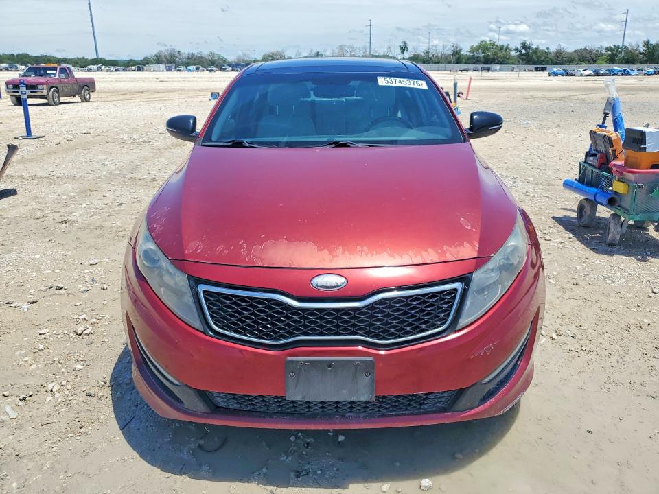 2013 Kia Optima VIN 5XXGR4A66DG122929 COPART salvage auction — REAR END, Tx - Salvage Vehicle Title, sold $1,000 on 2026-07-02 (photo 5)