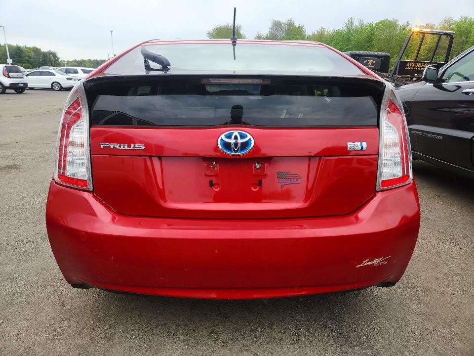 2014 Toyota Prius VIN JTDKN3DUXE1760477 COPART salvage auction — STRIPPED, Ma - Certificate Of Title, sold $2,600 on 2026-07-30 (photo 6)