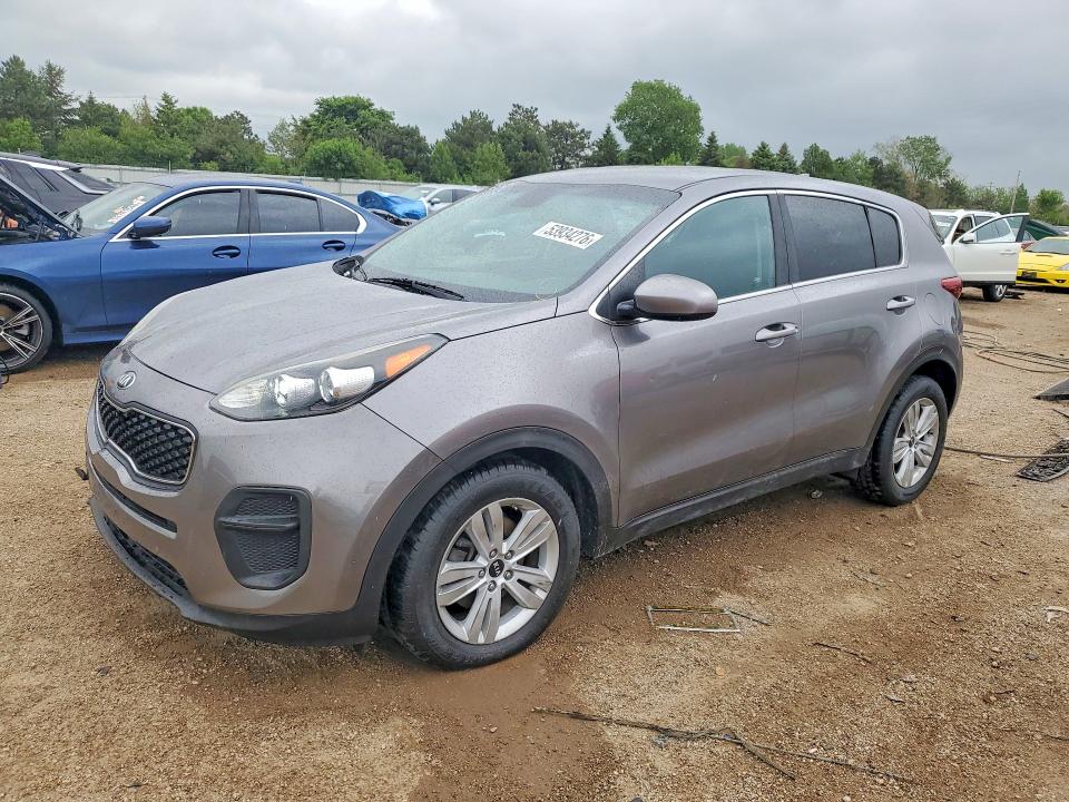 2019 Kia Sportage VIN KNDPM3ACXK7491068 COPART salvage auction — SIDE, Il - Salvage Certificate, sold $2,900 on 2026-07-14 (photo 1)