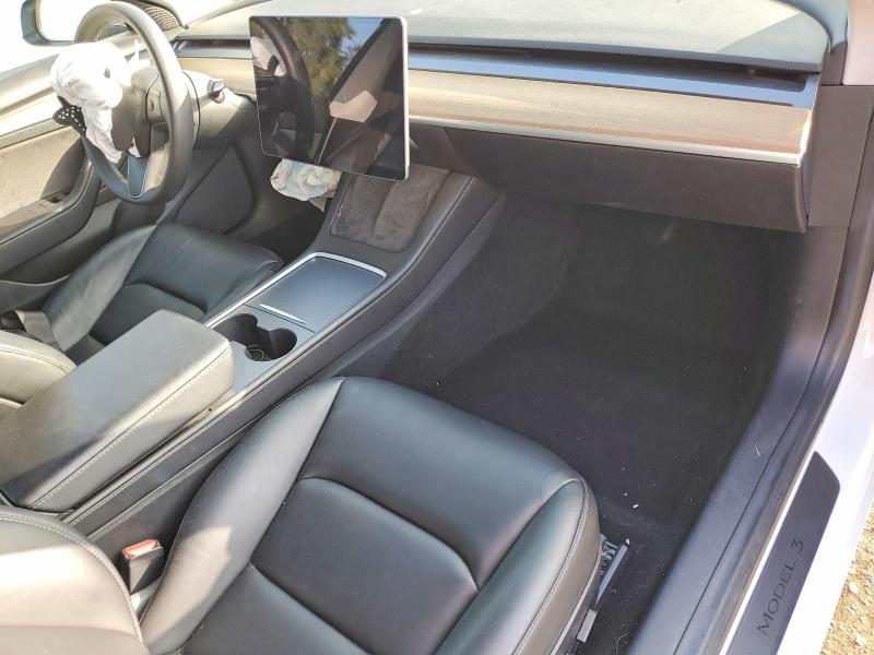 2021 Tesla Model 3 VIN 5YJ3E1EA3MF061467 COPART salvage auction — FRONT END, Ca - Salvage Certificate, sold $5,500 on 2026-07-30 (photo 8)