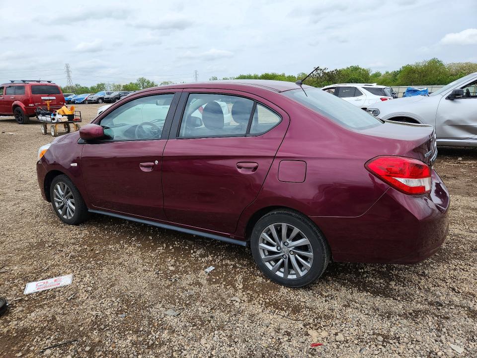 2019 Mitsubishi Mirage VIN ML32F3FJ7KHF09313 COPART salvage auction — REAR END, Il - Salvage Certificate, sold $1,450 on 2026-07-08 (photo 2)
