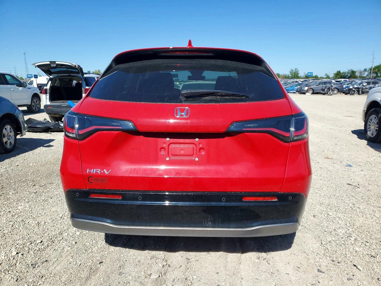 2023 Honda HR-V VIN 3CZRZ2H74PM710451 COPART salvage auction — Hail, IA - CERT OF TITLE-SALVAGE TITLE, sold $12,200 on 2026-07-01 (photo 6)