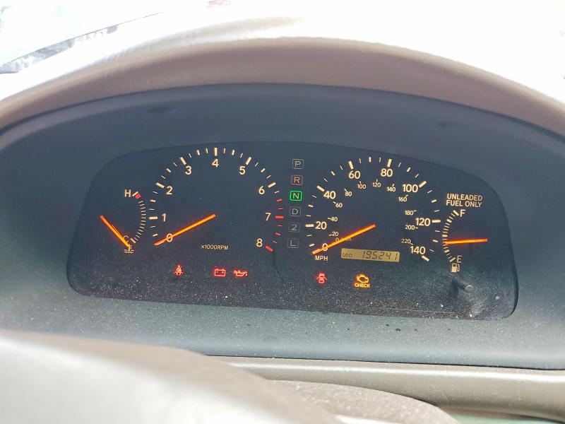 1999 Lexus Es 300 VIN JT8BF28G9X0218337 COPART salvage auction — FRONT END, Ga - Cert Of Title-Salvage, sold $425 on 2026-07-07 (photo 9)