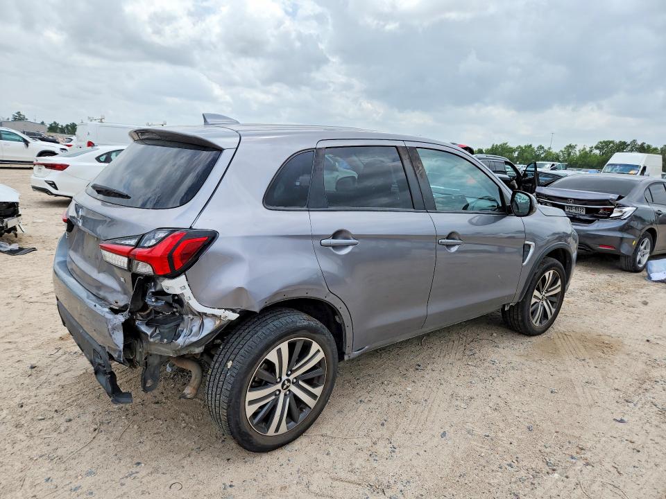 2020 Mitsubishi Outlander VIN JA4AR3AU7LU019360 COPART salvage auction — REAR END, Tx - Salvage Vehicle Title, sold $1,950 on 2026-07-10 (photo 3)