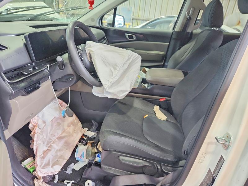2025 Kia Carnival VIN KNDNB5K3XS6463686 COPART salvage auction — FRONT END, Tx - Salvage Vehicle Title, sold $9,200 on 2026-07-24 (photo 7)