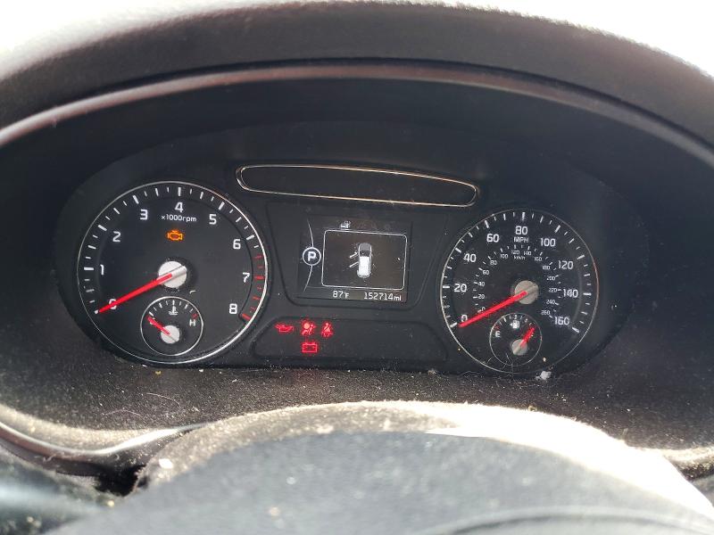 2018 Kia Sorento VIN 5XYPG4A39JG397763 COPART salvage auction — Burn Engine, FL - CERT OF TITLE SLVG REBUILDABLE, sold $975 on 2026-07-10 (photo 9)