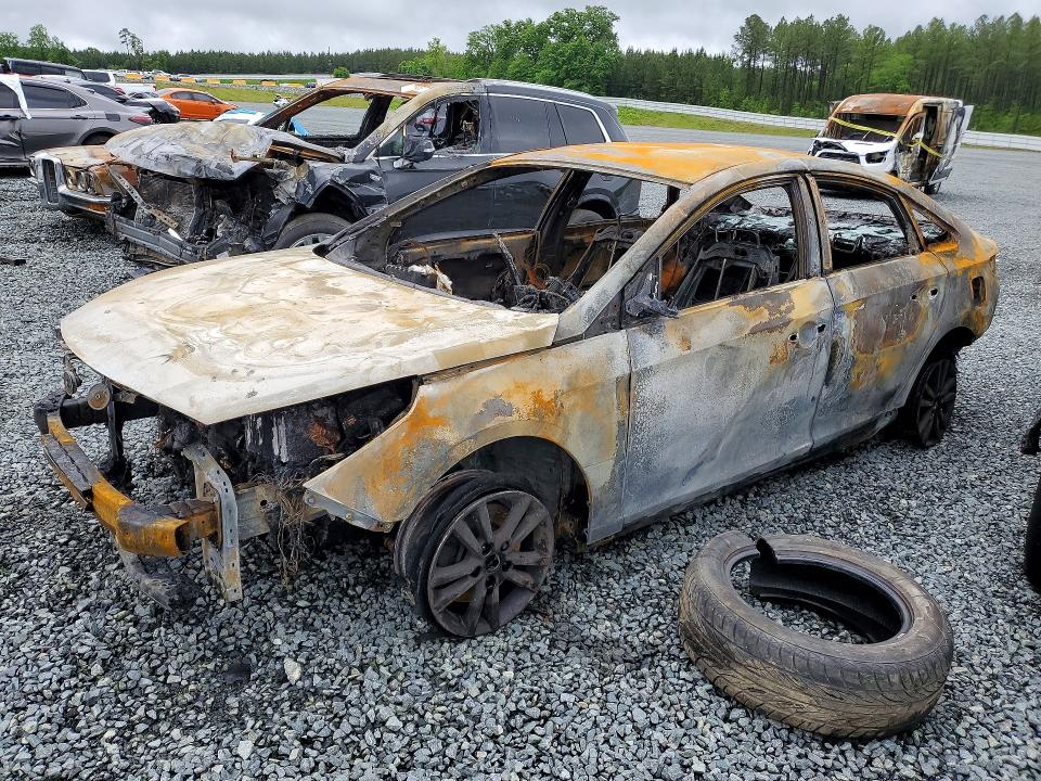 2016 Hyundai Sonata VIN 5NPE24AF8GH306208 COPART salvage auction — BURN, Nc - Salvage Certificate Of Title, sold $200 on 2026-07-02 (photo 1)