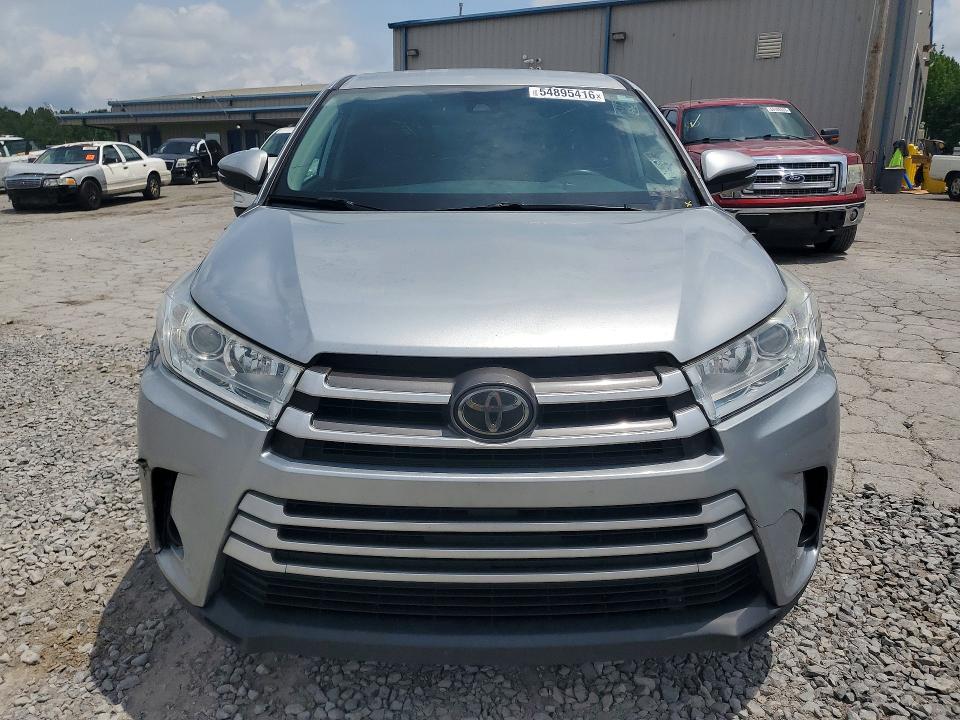 2019 Toyota Highlander VIN 5TDZZRFH1KS292790 COPART salvage auction — MINOR DENT/SCRATCHES, Ms - Certificate Of Title (P), sold $11,400 on 2026-07-28 (photo 5)