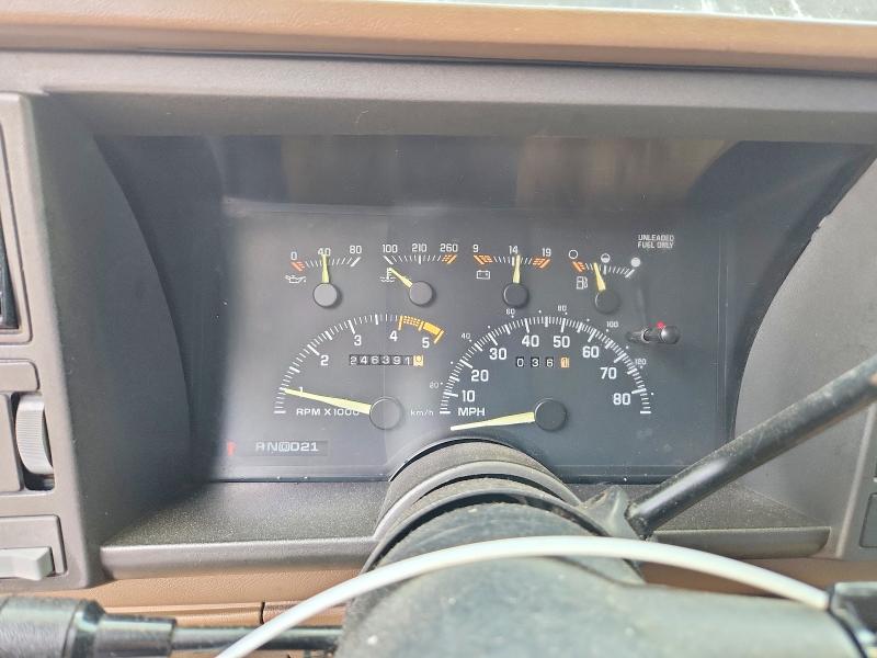 1994 Chevrolet Gmt-400 VIN 2GCEK19K9R1223875 COPART salvage auction — FRONT END, Al - Cert Of Title-Salvage Title, sold $750 on 2026-07-08 (photo 9)