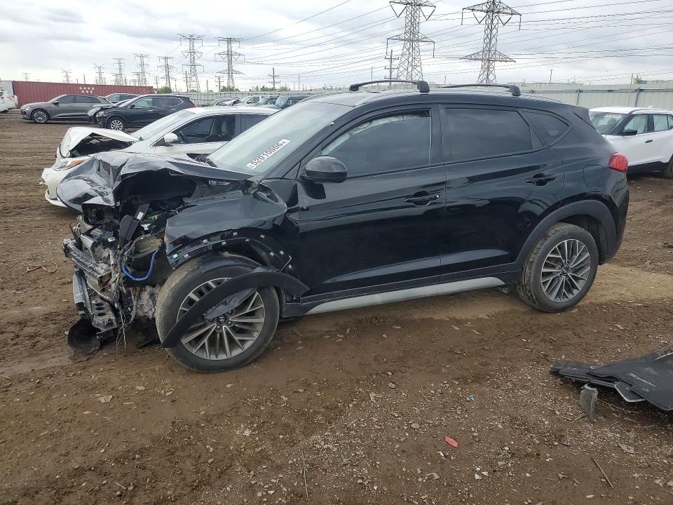 2021 Hyundai Tucson VIN KM8J3CAL4MU371260 COPART salvage auction — FRONT END, Il - Salvage Certificate, sold $1,750 on 2026-07-25 (photo 1)