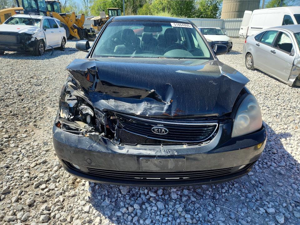 2007 Kia Optima VIN KNAGE123475142889 COPART salvage auction — FRONT END, Mi - Cert Of Title-Salvage Vehicle, sold $200 on 2026-07-30 (photo 5)