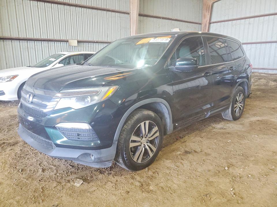 2016 Honda Pilot VIN 5FNYF5H33GB011163 COPART salvage auction — FRONT END, Tx - Certificate Of Title, sold $2,750 on 2026-07-09 (photo 1)