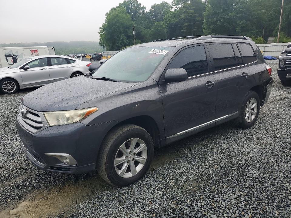 2011 Toyota Highlander VIN 5TDZA3EH7BS015034 COPART salvage auction — REAR END, Nc - Salvage Certificate Of Title, sold $5,900 on 2026-07-02 (photo 1)