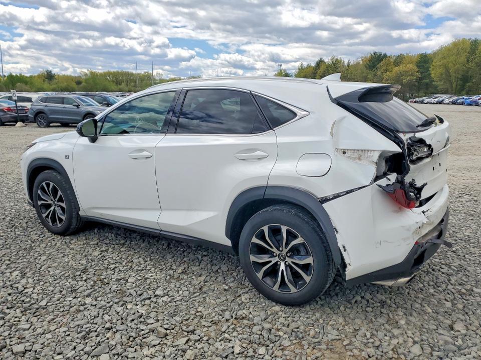 2016 Lexus Nx VIN JTJBARBZ2G2050156 COPART salvage auction — REAR END, Ma - Cert Of Title-Reconstrctd Coll, sold $8,400 on 2026-07-06 (photo 2)