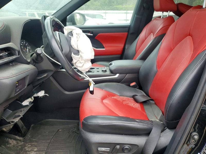 2021 Toyota Highlander VIN 5TDLZRBH8MS111540 COPART salvage auction — FRONT END, Va - Cert Of Title - Salvage, sold $12,000 on 2026-07-07 (photo 7)